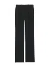 Saint Laurent Straight-leg Tailored Wool Trousers In Black
