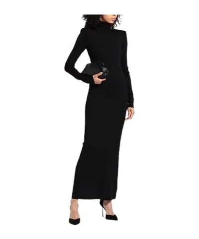 Saint Laurent Tailored Wool Dress In Black
