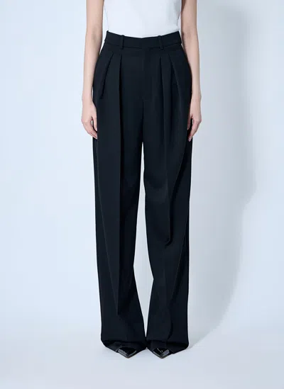 Saint Laurent Tailored Wool Pants In Black