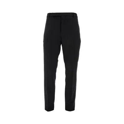 Saint Laurent Tailored Wool Pants In Black