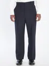 Saint Laurent Tailored Wool Trousers In Black