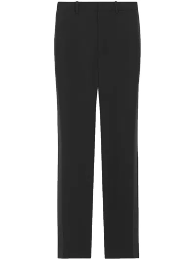 Saint Laurent Tailored Wool Trousers In Black