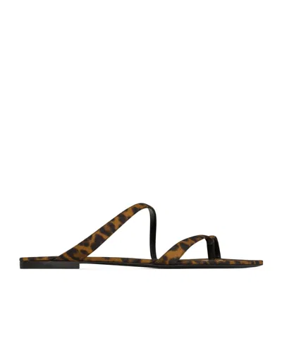 SAINT LAURENT SAINT LAURENT TANGER OPEN TOE SLIDES