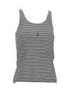 Saint Laurent | Black And Natural Striped Cassandre Tank Top| Women | L