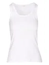 Saint Laurent Crewneck Scoop Neck Sleeveless Plain Pattern Top