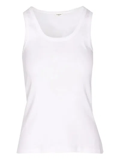 SAINT LAURENT SAINT LAURENT TANK TOP BRODERIE CA