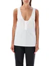Saint Laurent Henley Tank Top