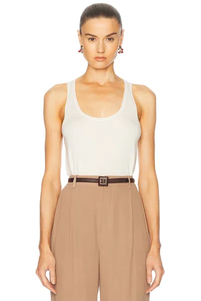 Saint Laurent Tank Top In White
