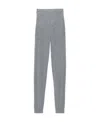 Saint Laurent Tapered-leg Cashmere Trousers In Gray