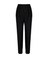 Saint Laurent Tapered Tailored Trousers In Black