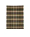 Saint Laurent Tartan Scarf In Wool And Silk