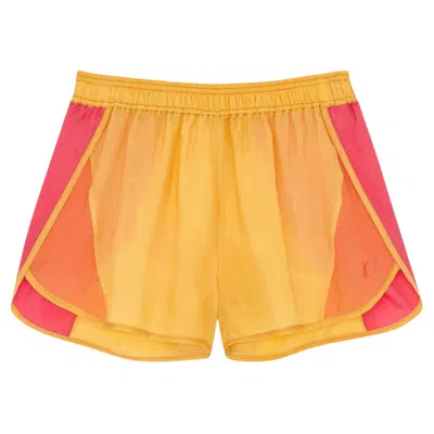 Pre-owned Saint Laurent Technical Shorts 'tournesol' | Yellow | Women's Size 40