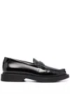 Saint Laurent Multicolor Calf Skin Loafers For Men