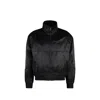 Saint Laurent Teddy Full Zip Jacket In Black