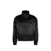 Saint Laurent Teddy Full Zip Jacket In Black