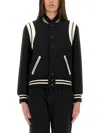 Saint Laurent Teddy Jacket In Black