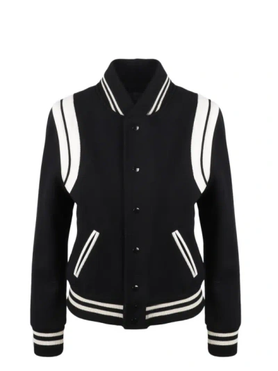 Saint Laurent Teddy Jacket In Black