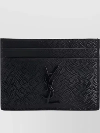 Saint Laurent Textured Finish Card Holder