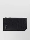 Saint Laurent Textured Leather Card Holder