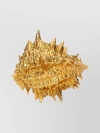 SAINT LAURENT TEXTURED METALLIC GOLD 3D BRACELET
