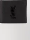 Saint Laurent Textured Wrinkled Bi-fold Wallet