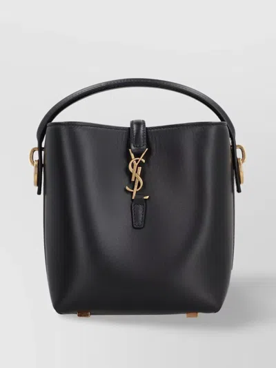 Saint Laurent The 37 Small Bucket Bag In Black