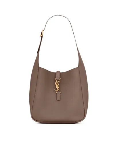 Saint Laurent The 5 À 7 Small And Soft In Hammered Leather