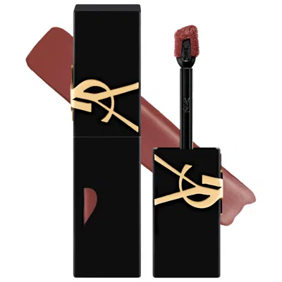 SAINT LAURENT THE INKS BLURRING MATTE LIQUID LIP STAIN 233 BROWN ELEVATION 0.18 OZ / 5.5 ML
