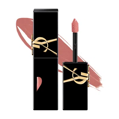 SAINT LAURENT THE INKS VINYL CREAM HIGH SHINE LIP STAIN 611 MAUVE PROVOCATION 0.18 OZ / 5.5 ML