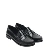 Saint Laurent Le Loafer Penny Slippers In Black