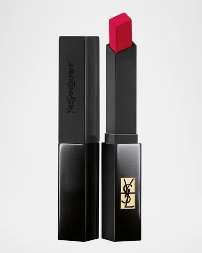 Saint Laurent The Slim Velvet Radical In Pink