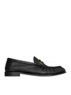 Saint Laurent The Supple Loafers In Shiny Leather In Black