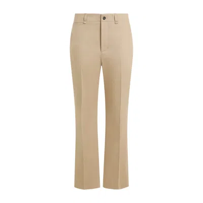 Saint Laurent Theurent Trousers For Women - Regular & Straight Leg In Nude