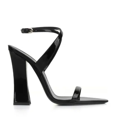 SAINT LAURENT THICK HEELED SANDALS