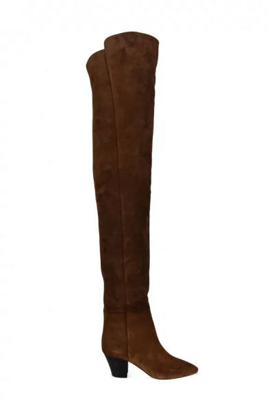 Saint Laurent Thigh-high Boots In Multi