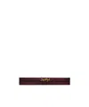 Saint Laurent Thin Double Loop Bracelet In Red