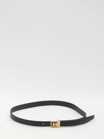 Saint Laurent Thin La 66 Belt