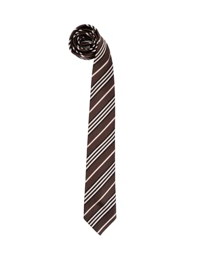 Saint Laurent Tie In Brown