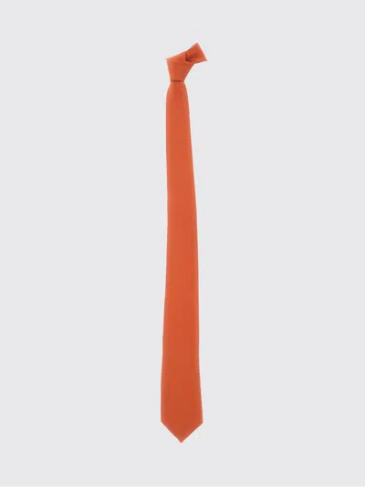 Saint Laurent Tie Men In Brown