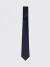 Saint Laurent Silk Tie In Blue
