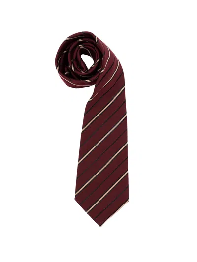 Saint Laurent Tie In Red