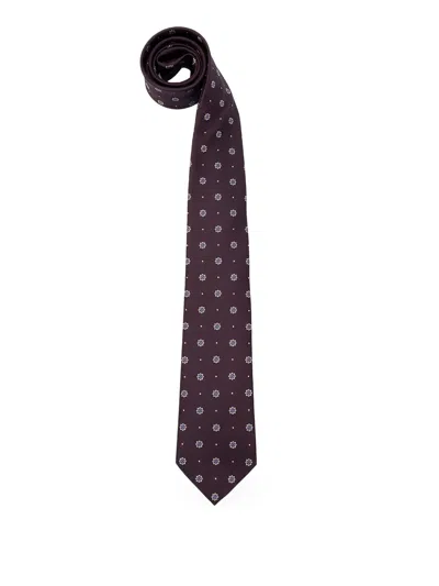 Saint Laurent Tie In Red