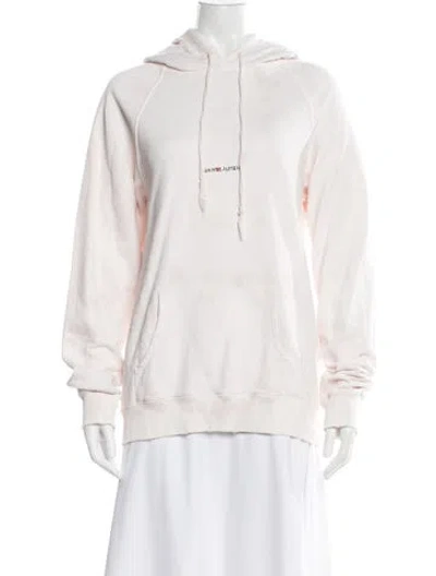 Pre-owned Saint Laurent Tie-dye Print Crew Neck Sweater In Neutrals