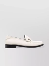 SAINT LAURENT TIMELESS PENNY SLIP-ON LOAFERS WITH STACKED HEEL