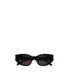 Saint Laurent Tinted Cat-eye Sunglasses In Black
