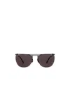 Saint Laurent Tinted Round-frame Sunglasses In Brown