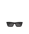 Saint Laurent Tinted Square-frame Sunglasses In Black