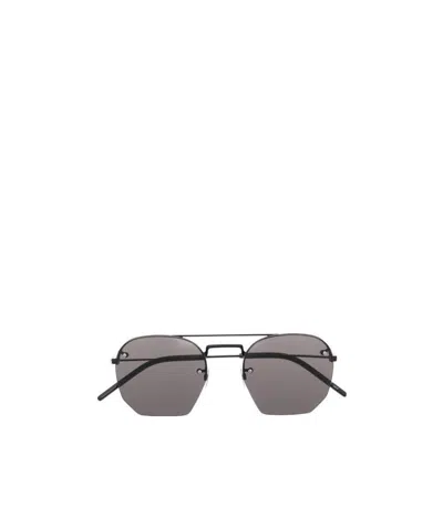 Saint Laurent Tinted Square-frame Sunglasses In White