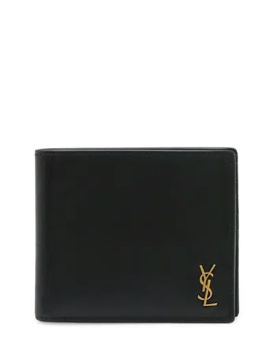Pre-owned Saint Laurent Tiny Cassandra Logo Wallet (authentic Pre-loved)
