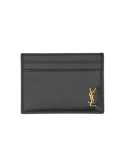 SAINT LAURENT "TINY CASSANDRAS" CARD HOLDER